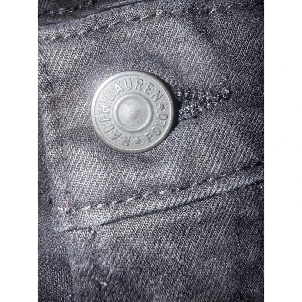 Polo Ralph Lauren Varick Slim Straight Jeans Mens‎ 38x30 Black Denim Casual